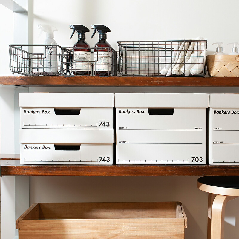 楽天市場】バンカーズ ボックス ハーフ（743S）6箱セット（フェローズ