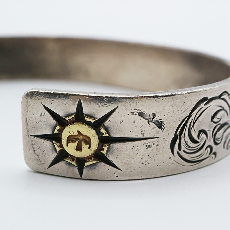 楽天市場】goro's(ゴローズ) オールド物 ファイブローズ唐草彫り平打ち