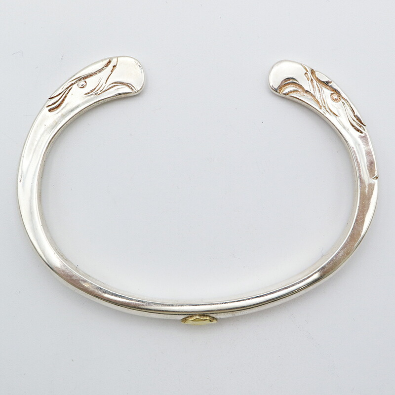 ゴローズ 顔ブレス M SV950 18金 超お得！Smoker ゴローズ 顔ブレス M