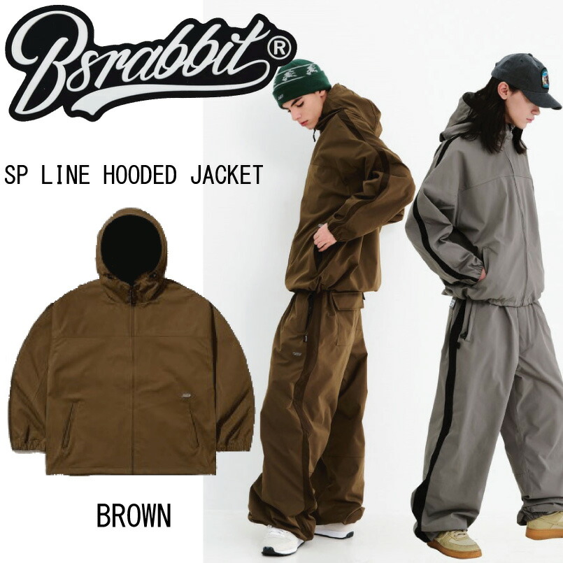 楽天市場】BSRABBIT ビエスラビット ウェア SP LINE HOODED JACKET