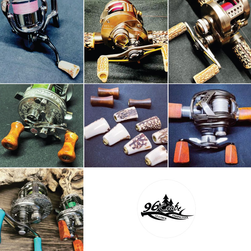 楽天市場】ダイワ用 ハンドル ノブ スタビライズドウッド 翡翠カラー