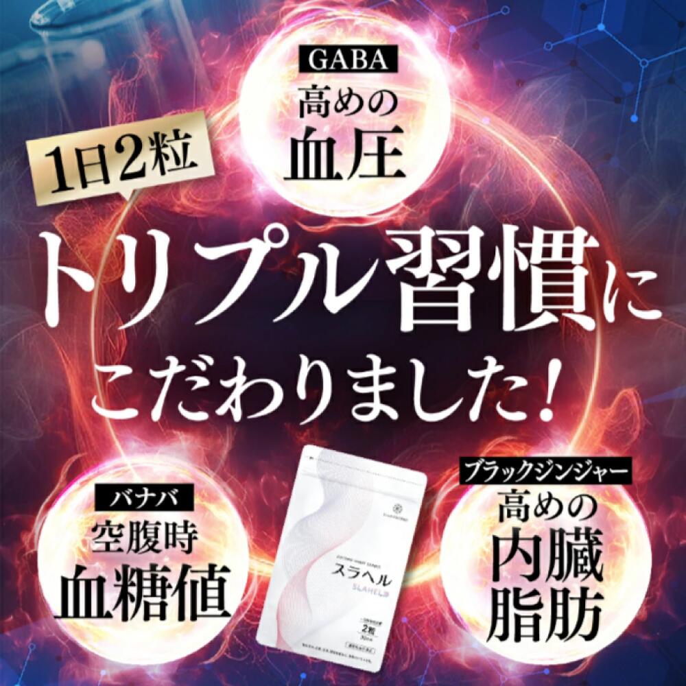 楽天市場】【内臓脂肪減少 血糖値を下げる】スラヘル 1袋/2袋/3袋/6袋