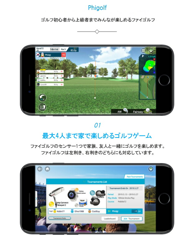 楽天市場】PhiGolf ファイゴルフ WGT Edition シミュレーター ゴルフ