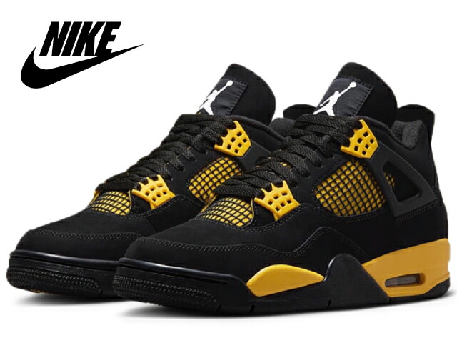 楽天市場】ナイキ エア ジョーダン 4 レトロ サンダー NIKE AIR JORDAN