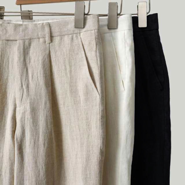 スキャパ】セットアップ 38 イタリア製生地 リネン コットン 春夏