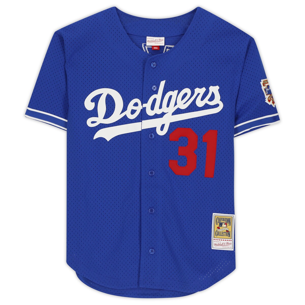 楽天市場】【MLB公式ホログラム付】MLB ドジャース マイク・ピアッツァ