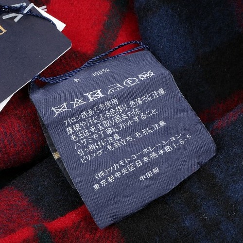 未使用 ラルフローレン 赤色ブランケット インド製 タグ付 楽天市場