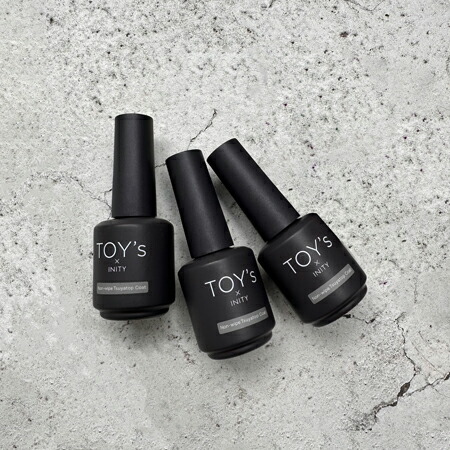 楽天市場】TOY's × INITY ノンワイプツヤトップコート 12ml ふき取り