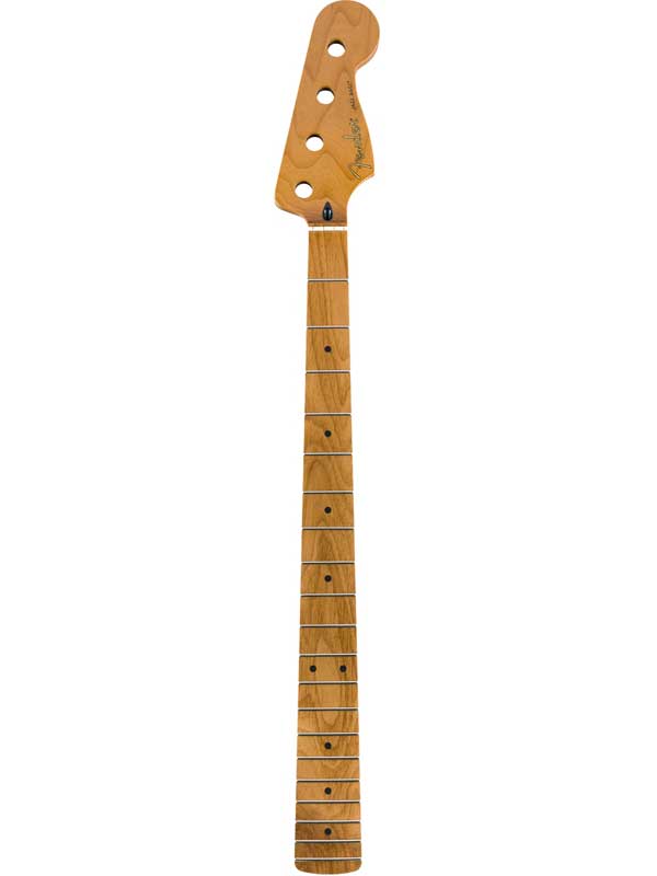 楽天市場】Fender Roasted Maple Jazz Bass Neck -Medium Jumbo Frets