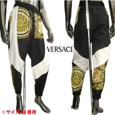 新品 ヴェルサーチ メンズ パンツ スラックス メデューサ 48 チャーム