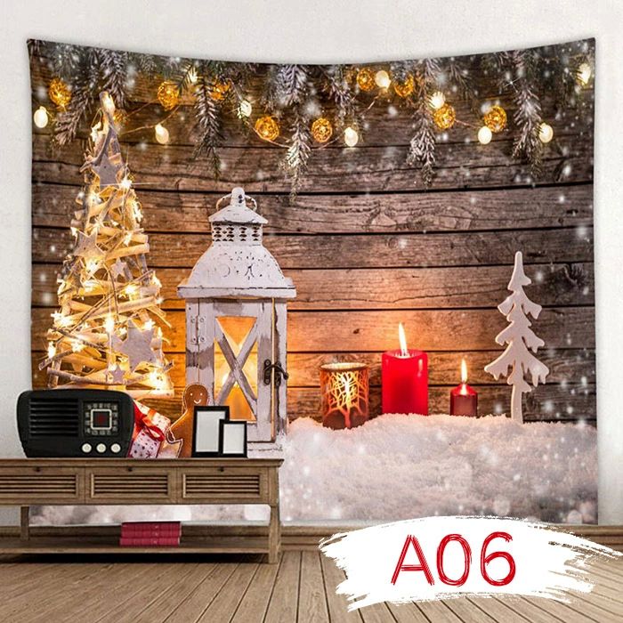 アメリカで購入】クリスマスの風景画 サイズ81cm✕61cm アメリカで購入