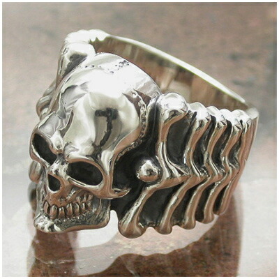 楽天市場】Catalonia サイドボーン スカル シルバーリング 11〜27号