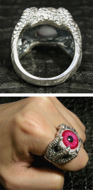 楽天市場】Catalonia 義眼リング 全5色 ドラゴンクロー 目玉 アイズ