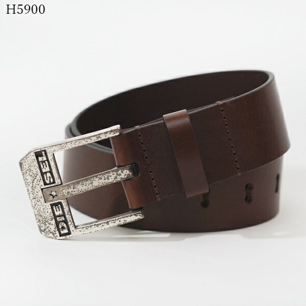 楽天市場】DIESEL ディーゼル レザーベルト B-MASER BLUESTAR X03728