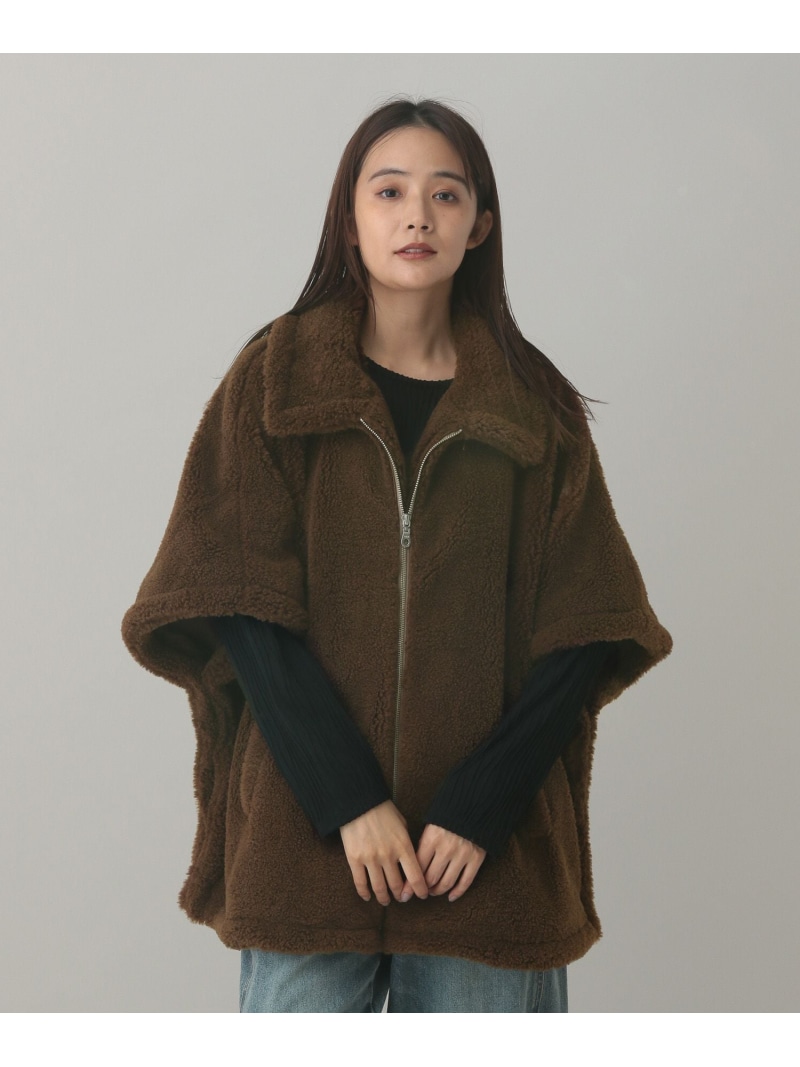 楽天市場】【SALE／50%OFF】MATINEE LINE/フワモコボアポンチョ/603322