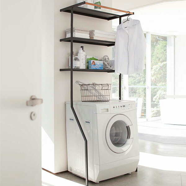 楽天市場】山崎実業 TOWER タワー 立て掛けランドリーシェルフ タワー