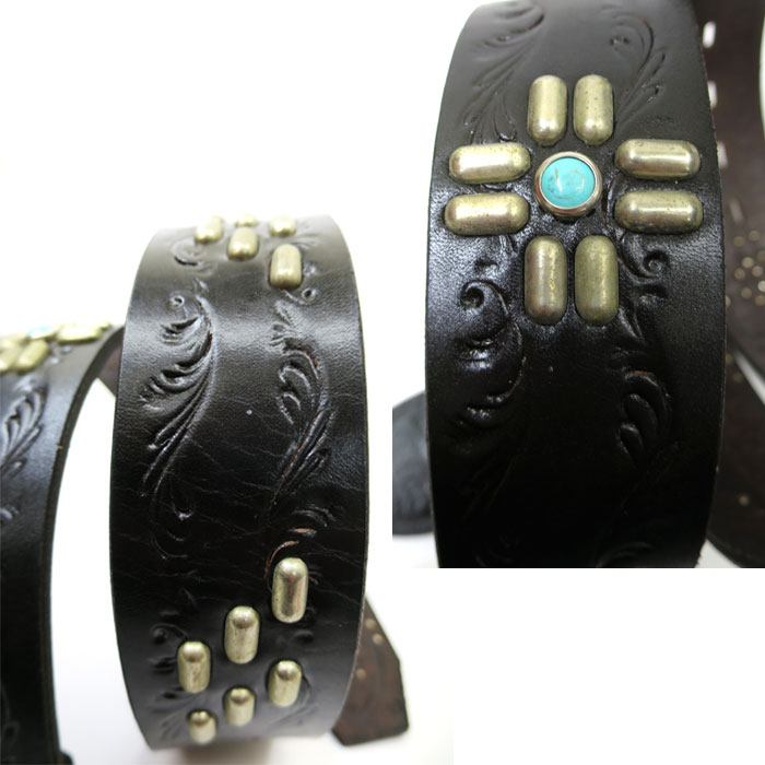 楽天市場】即納☆ HTC USA #NAVAJO TQ LEATHERBELT 1.75( ナバホ