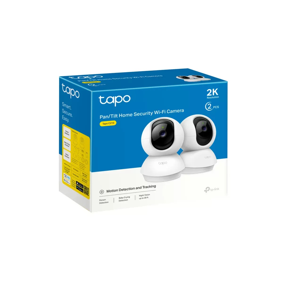 楽天市場】【2台セット】TP-Link Tapo C210P2 防犯カメラ 屋内 Wi-Fi