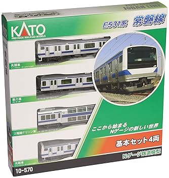 楽天市場】【中古】KATO Nゲージ E531系 常磐線 基本 4両セット 10-570