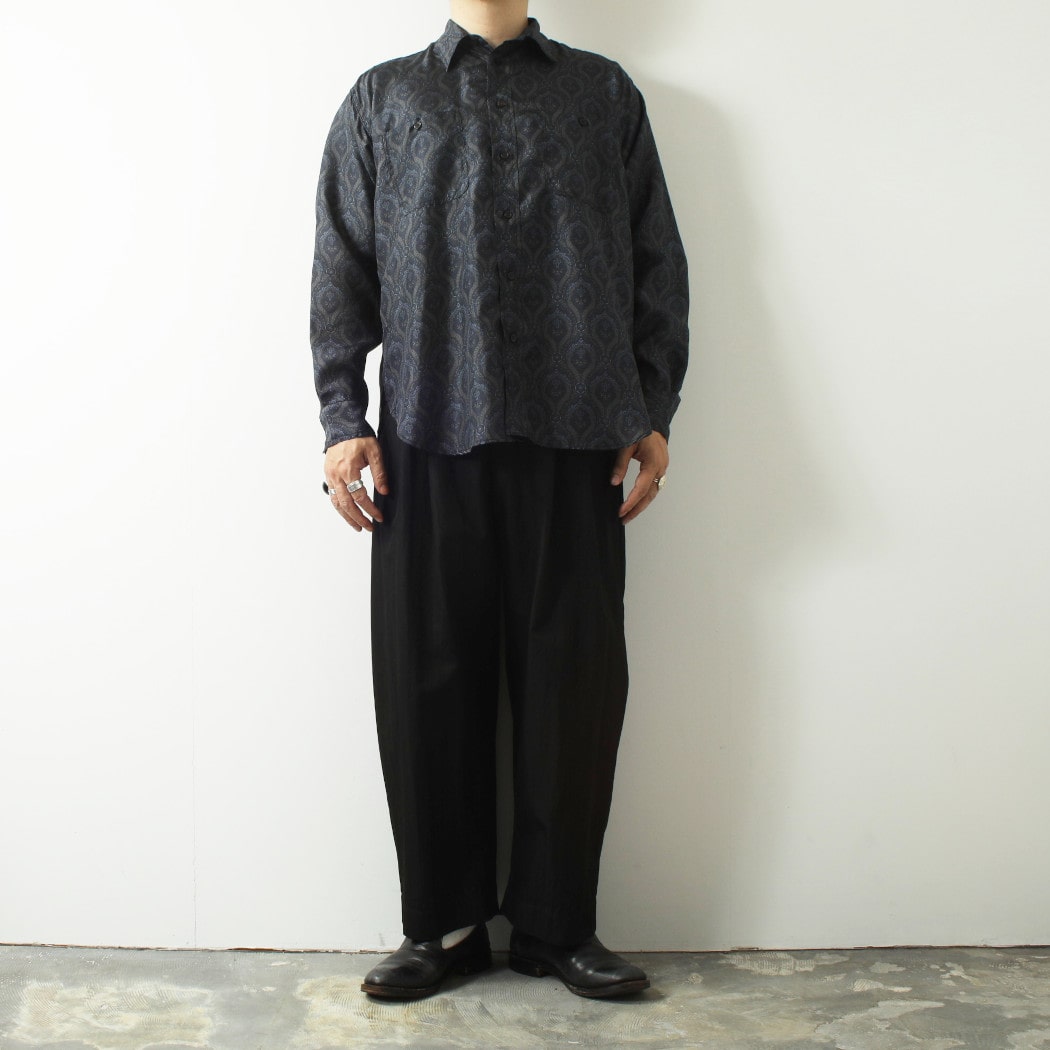 楽天市場】marka マーカ 8匁シルク羽二重 シルクオープンカラーシャツ