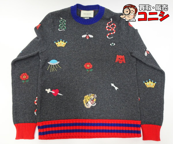 楽天市場】Gucci グッチ（カラーグレー）（ニット・セーター｜トップス