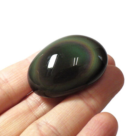 楽天市場】レインボーオブシディアン タンブル メキシコ産 天然石