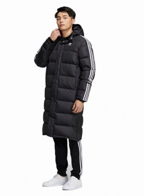 楽天市場】【中古】アディダス adidas ダウンコート 黒 メンズ
