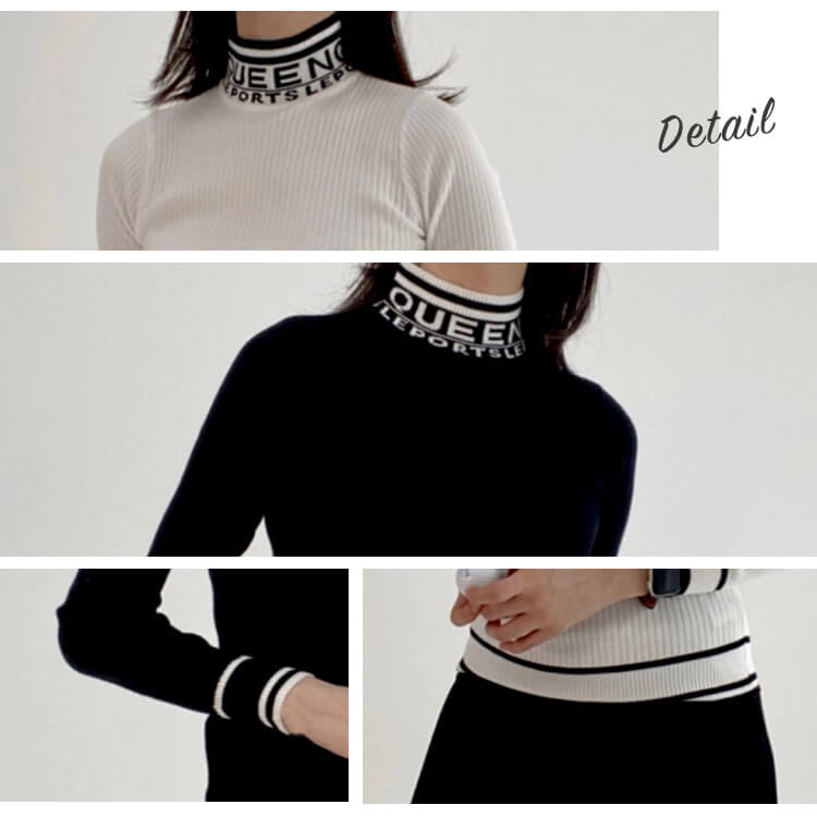 楽天市場】ゴルフウェア レディース 韓国 セーター ニット ハイネック