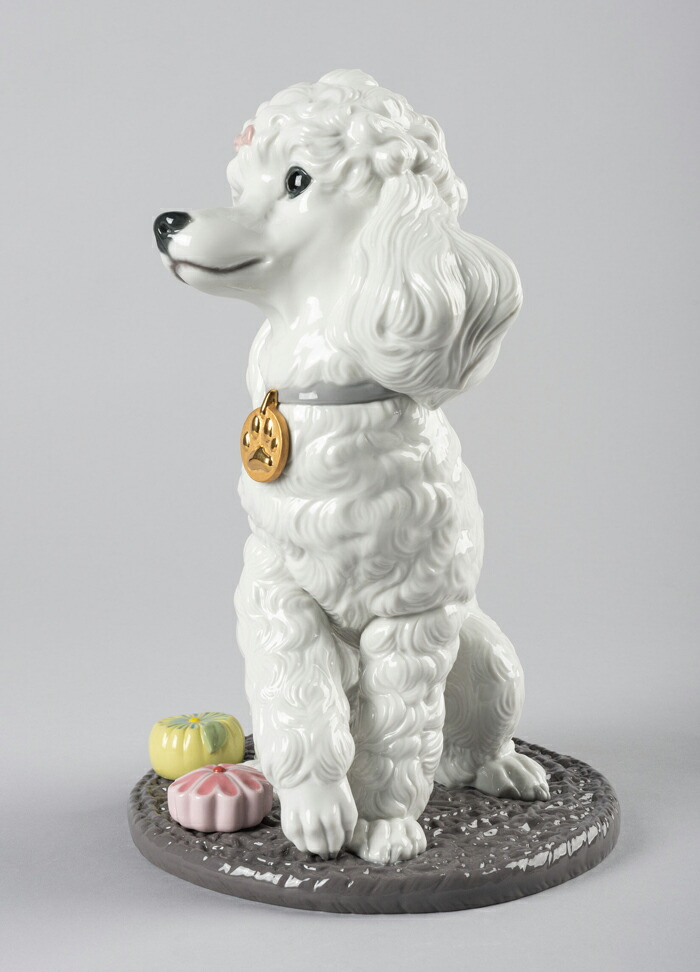 楽天市場】プードルのお茶会 LLADRO リヤドロ 犬 リアル フィギュリン