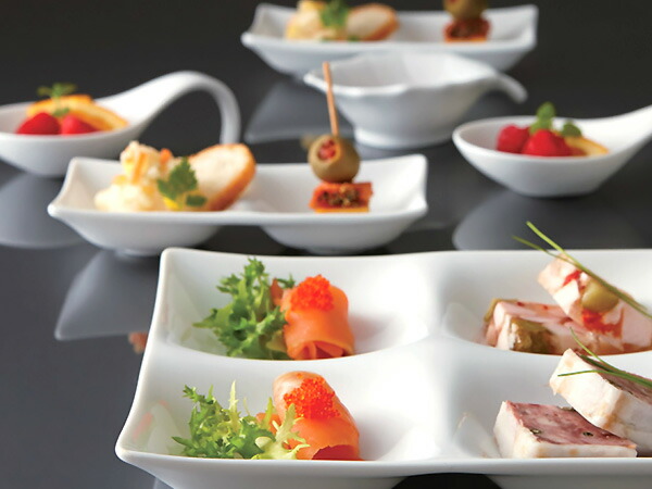 peak 3つ仕切り皿 4枚セット peak 3つ仕切り皿 4枚セット peak 3つ