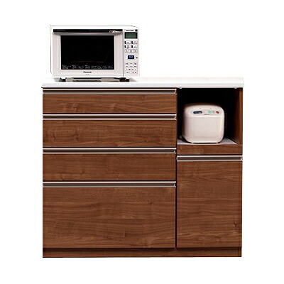 楽天市場】【設置無料】キッチンカウンター 完成品 幅120cm ホワイト