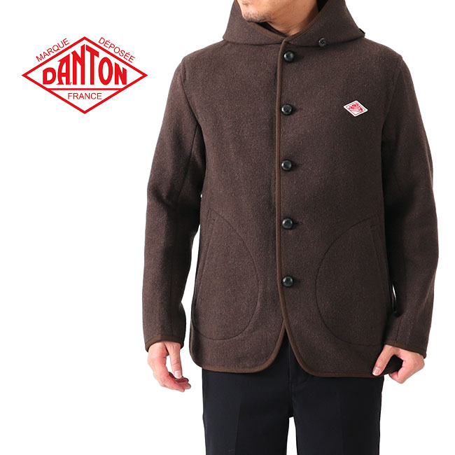 楽天市場】DANTON ダントン ウールモッサ シングルフードジャケット JD