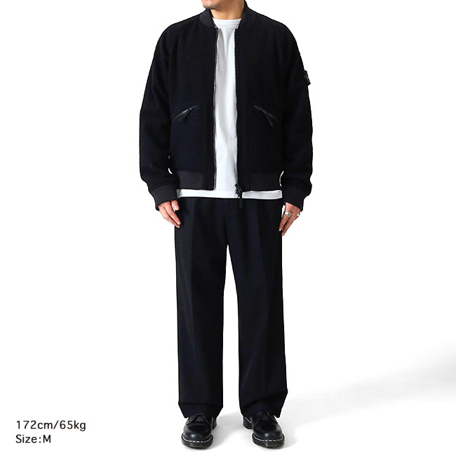 楽天市場】STONE ISLAND ストーンアイランド ボアフリース ウール