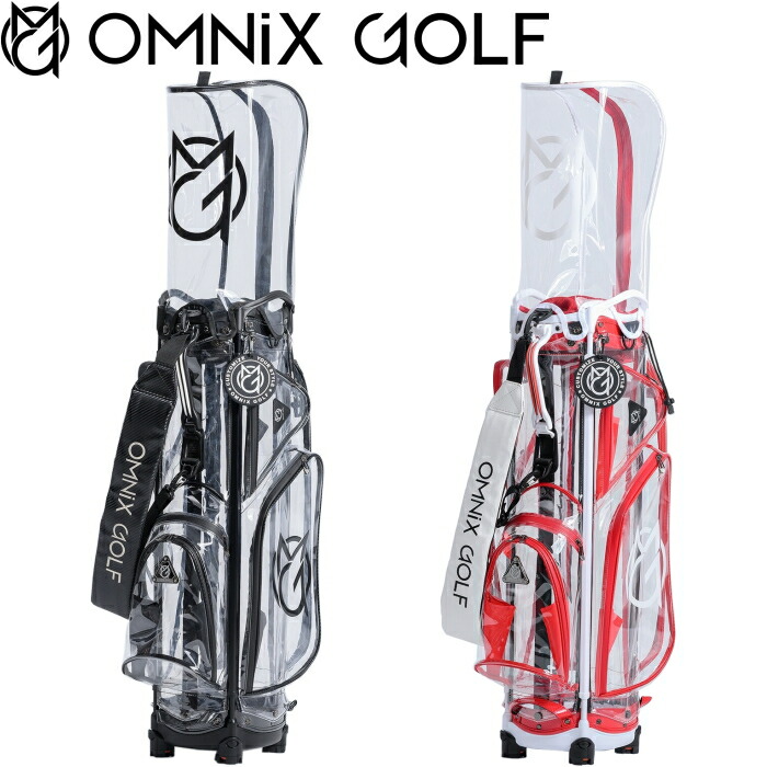 楽天市場】OMNIX オムニクス Clear CADDIE BAG クリアー キャディ