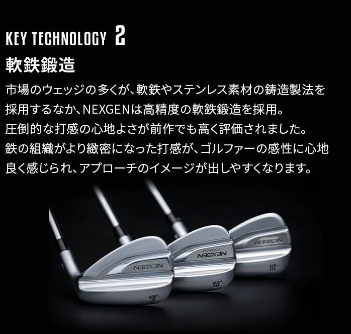 楽天市場】NEXGEN ゴルフ ウェッジ FORGED WEDGE 2025 NS PRO 950GH