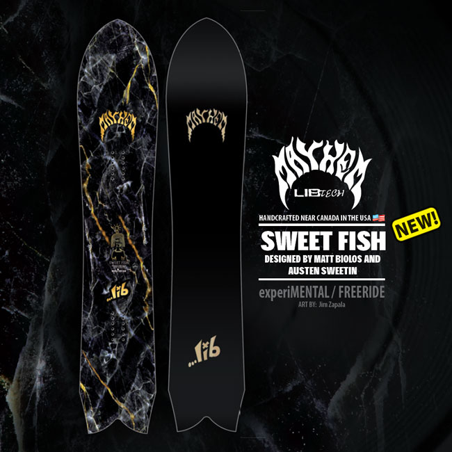 楽天市場】25-26 リブテック スノーボード LIBTECH SWEET FISH