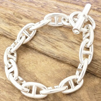 楽天市場】HERMES(エルメス)シェーヌダンクル GM 13コマ ブレスレット