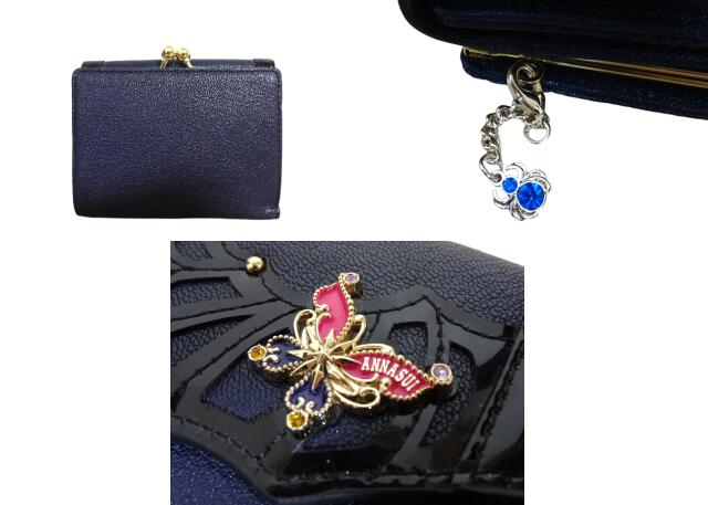 楽天市場】アナスイ ANNA SUI 二つ折り財布 がま口財布 ポワゾン
