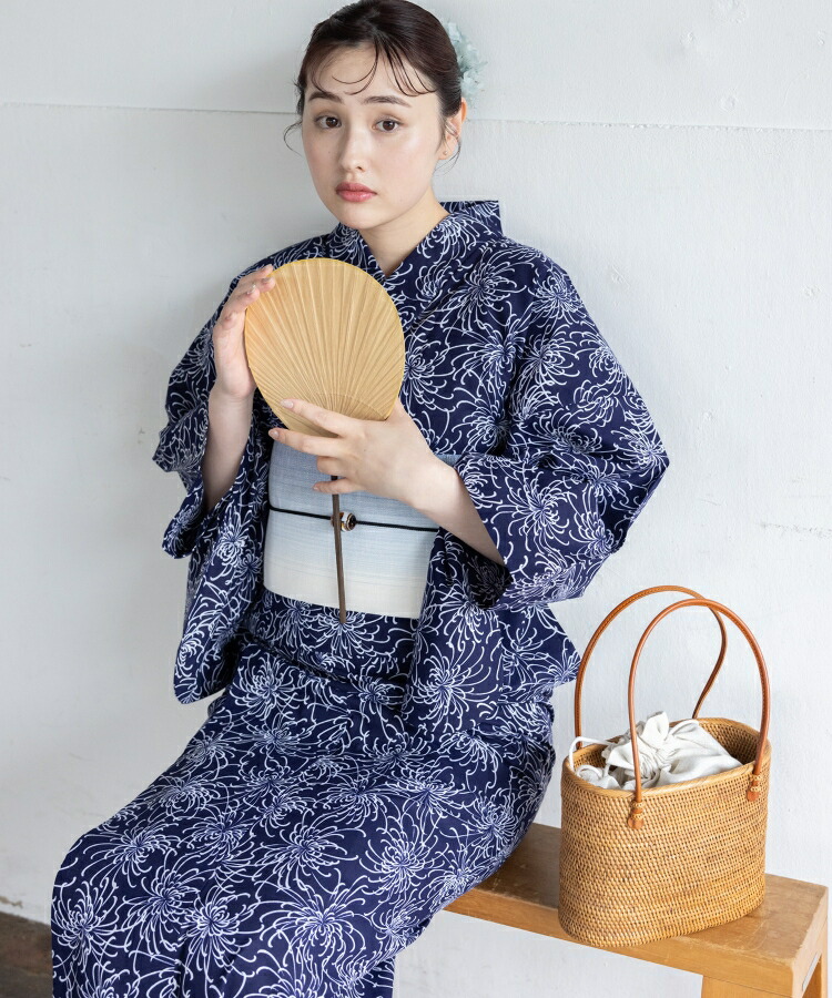 楽天市場】【二橋染工場】捺染こだわり浴衣2点セットby yukatakan
