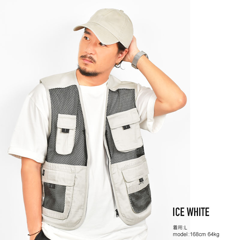 楽天市場】【特典あり】フィッシングベスト メンズ メッシュベスト 夏
