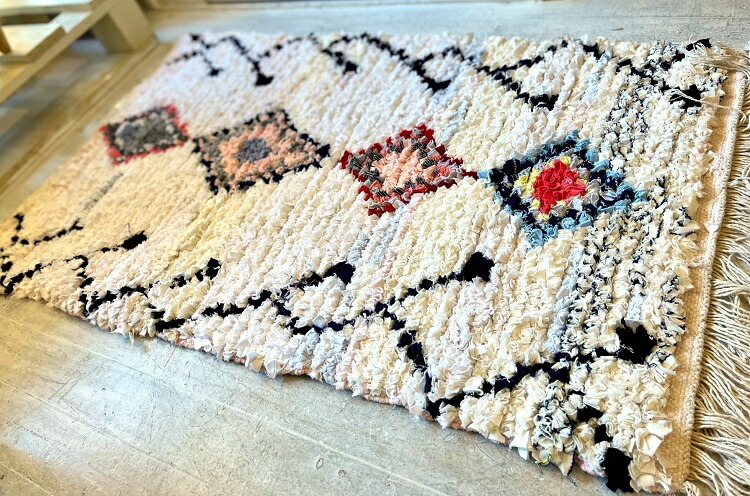 楽天市場】【S /100×60cm】モロッコ ラグ ｢ボシャルウィット015