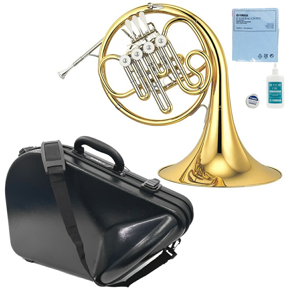 フレンチホルン本体 4バルブ YHR322。1／4まで フレンチホルン本体 4