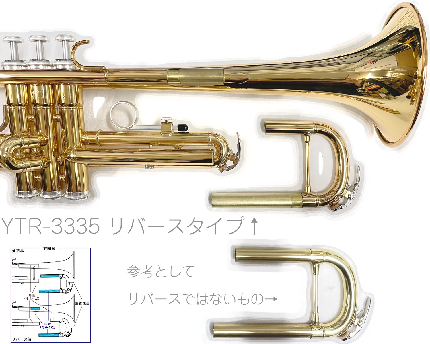 楽天市場】YAMAHA ヤマハ 5年保証サポート対象 YTR-3335 トランペット