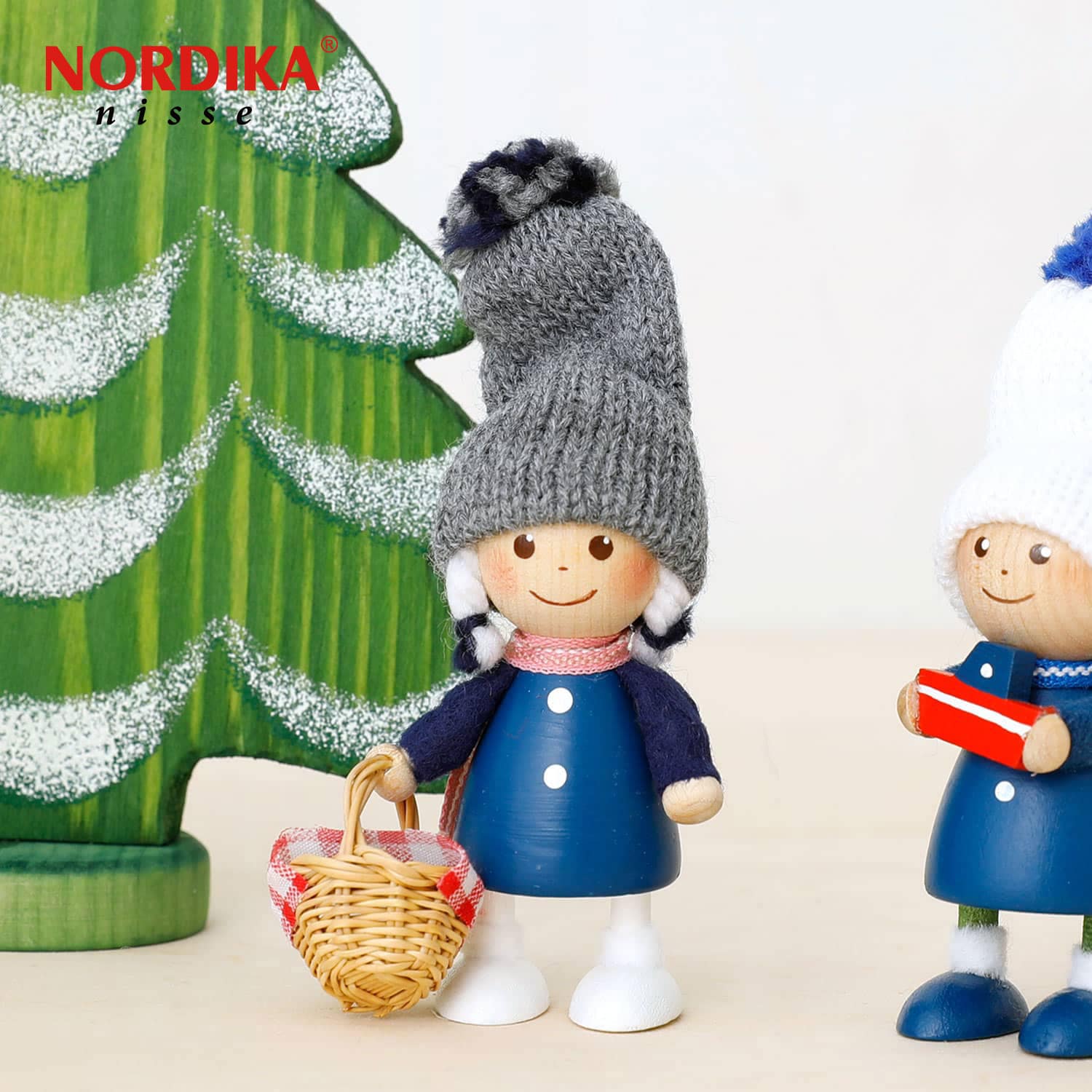 楽天市場】NORDIKA nisse ノルディカ ニッセ 人形 かごを持った青い