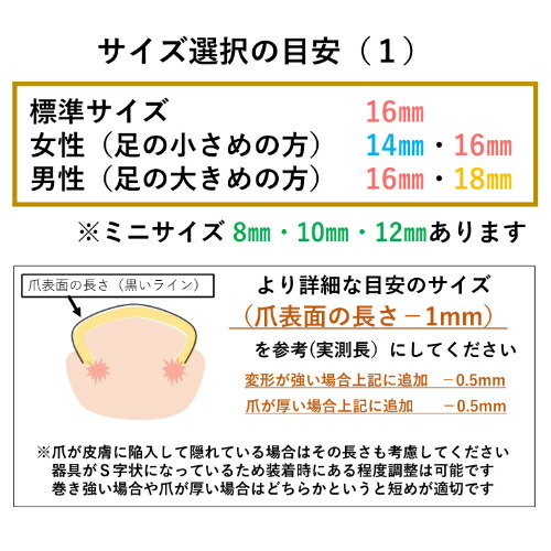 楽天市場】巻き爪 矯正 自分で 治療 【 ネイル・エイド 16mm