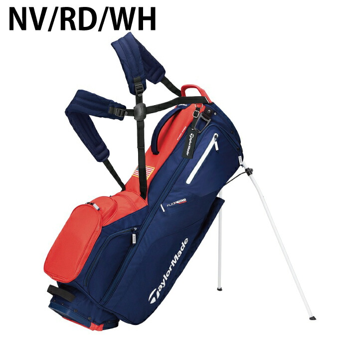 TaylorMade スタンドキャディバッグ ネイビー/レッド TaylorMade
