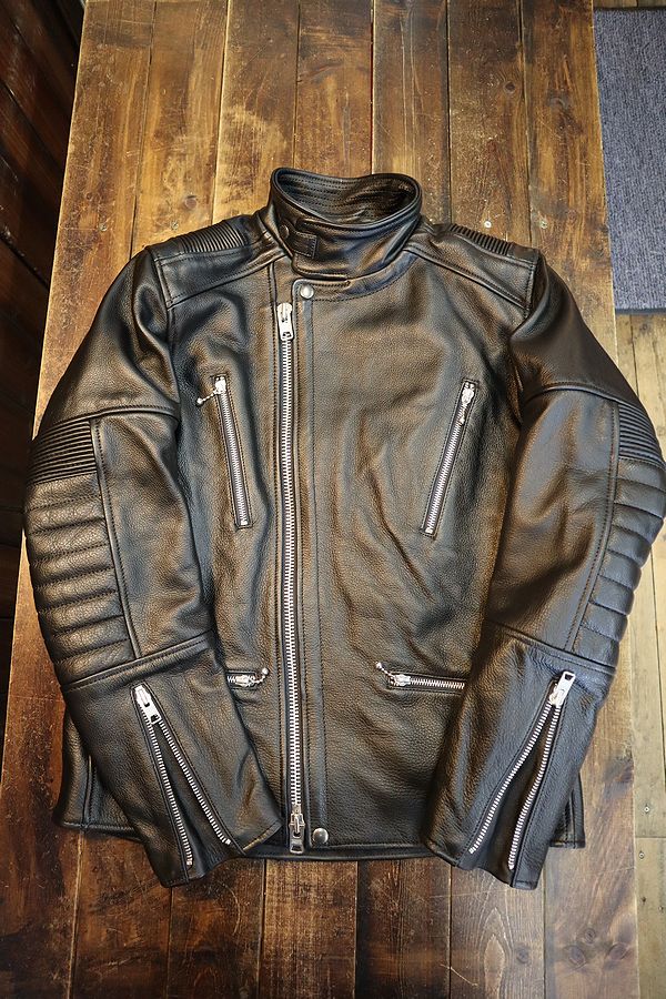 楽天市場】【KADOYA REP 】カドヤ レップ セミダブルライダース レザー