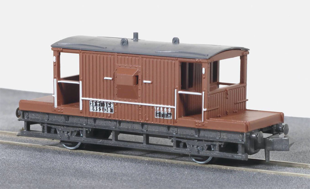 楽天市場】PECO Nゲージ イギリス2軸貨車 車掌車 (緩急車・錆色) 鉄道