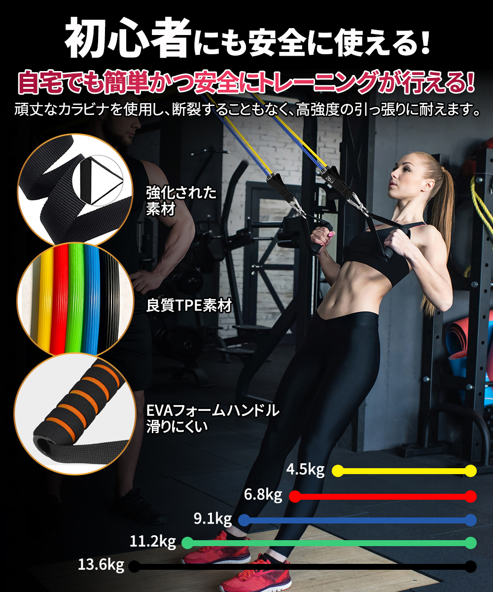 4本セット販売雲梯ウエイトトレーニングエクササイズ用品筋トレダイエット