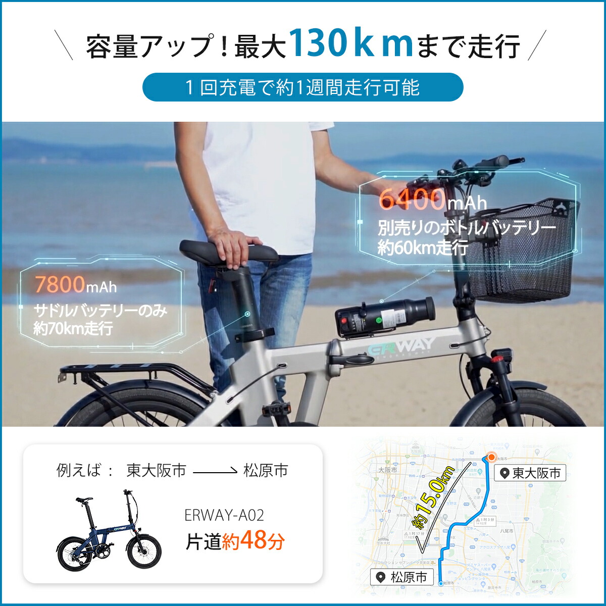楽天市場】電動自転車 折りたたみ 20インチ 軽量 【型式認定済】 電動